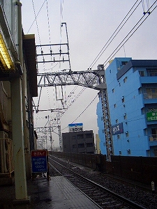 市川駅（寒）